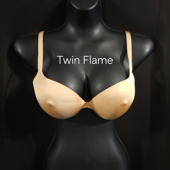 SKIMS Ultimate Nipple Push-up Bra Clay Size 34D BA-PLG-9068 - Picture 3 of 6